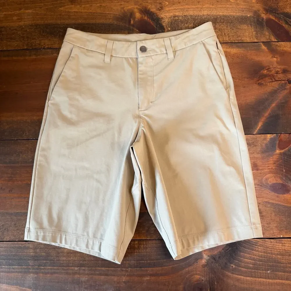 Lululemon Commission Relaxed-Fit Chino Khaki Shorts Beige 11